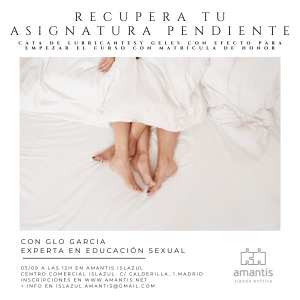 Recupera tu asignatura pendiente|Cata de lubricantes| MAD[05/09]